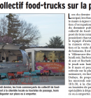 un collectif food-trucks sur la place Dufays